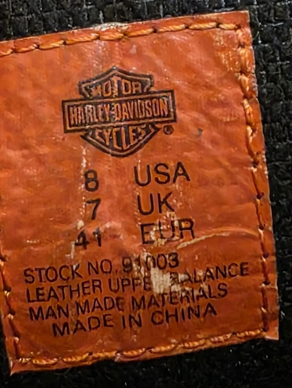 Harley Davidson Faded Glory Boots Size 8